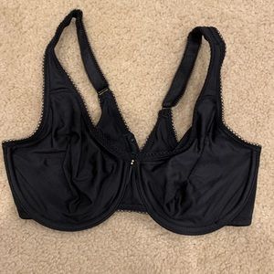 Wacoal 34D Black bra underwire  *like new